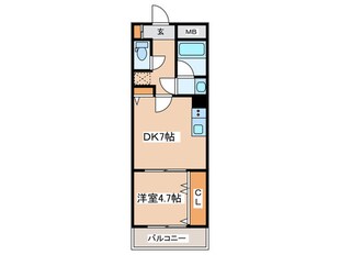 ロックス目黒南の物件間取画像